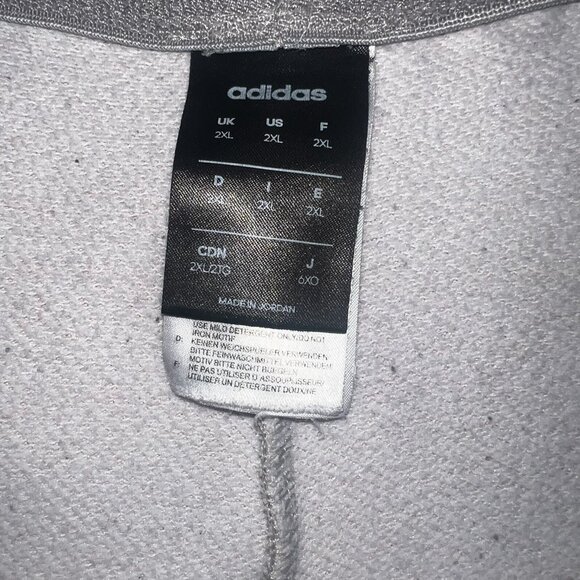 Adidas 3-Stripes Cropped Sweatpants Women’s 2XL – Light Pink Athletic Joggers - Picture 3 of 6